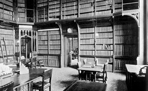 Térképszoba, House of Commons Library, Westminster palota, London, 1905 alkotó: Unbekannt