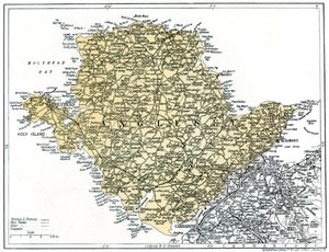 Anglesey térképe, 1924-1926 alkotó: Unbekannt