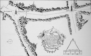 Bishopsgate térképe, City of London, c1599 1904 alkotó: Unbekannt