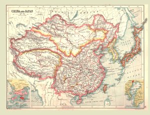 Kína és Japán térképe, 1902. alkotó: Unbekannt