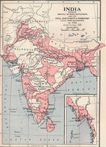 India térképe 1856-ban 1906. alkotó: Unbekannt