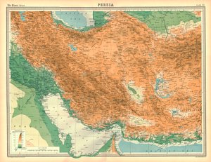Perzsia térképe alkotó: Unbekannt