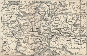 A marengói hadjárat térképe, 1800, 1896 alkotó: Unbekannt