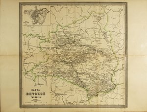 Vjatkai kormányzóság térképe, c. 1914 alkotó: Unbekannt