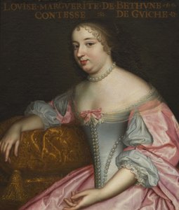 Marguerite Louise Suzanne de Béthune 1643-1726, Guiche grófnője, Lude hercegnője, 1665 körül. alkotó: Unbekannt