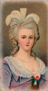 Marie Antoinette 1755-1793, Franciaország királynője, 1912 alkotó: Unbekannt