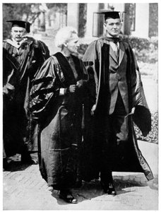 Marie Curie lengyel származású francia fizikus 1921-ben. alkotó: Unbekannt