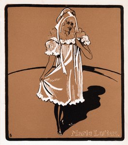 Marie Loftus 1857-1940, skót zeneterem sztár, 19. század vége alkotó: Unbekannt