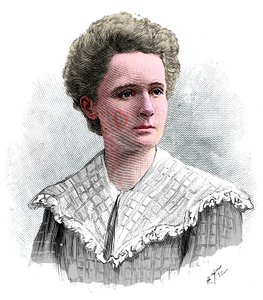 Marie Sklodowska Curie, lengyel származású francia fizikus, 1904. alkotó: Unbekannt