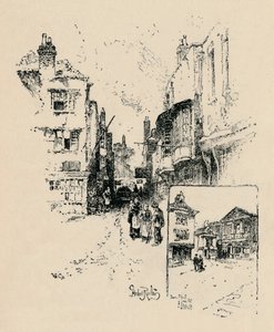 Market Street, Windsor, 1895 alkotó: Unbekannt