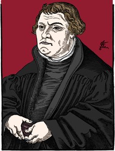 Luther Márton német protestáns reformátor, 1546 alkotó: Unbekannt