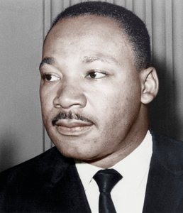 Martin Luther King Jr, amerikai fekete polgárjogi aktivista, 1968 alkotó: Unbekannt