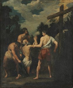 Szent András mártíromsága, 1600-as évek. alkotó: Unbekannt