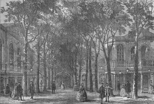 Marylebone Gardens, Westminster, London, 1870-1878 alkotó: Unbekannt