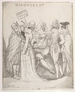 Álarcos, [1811. augusztus 30.], másolat után., [1811. augusztus 30.], másolat után. alkotó: Unbekannt