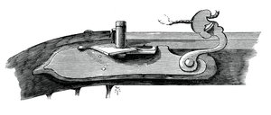 Matchlock, 17. század vége, a londoni Towerből, 1880 alkotó: Unbekannt