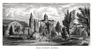 McGill Egyetem, Montreal, Kanada, 19. század alkotó: Unbekannt
