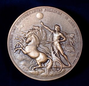 Érem Pierre Janssen és Norman Lockyer francia és angol csillagászok emlékére, 1868 alkotó: Unbekannt