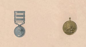 Érmek az indiai csatákért, 1911. század alkotó: Unbekannt