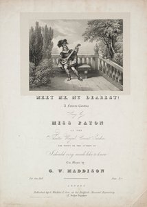 Találkozz velem, kedvesem!, 1800-as évek. alkotó: Unbekannt