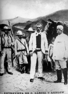 Garcia tábornok és Ludlow dandártábor találkozója, 1898, 1920-as évek alkotó: Unbekannt