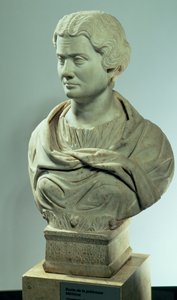 Melitene, az Istenek Anyjának papnője, római márvány mellszobra, felszentelve i.sz. 162-ben alkotó: Unbekannt