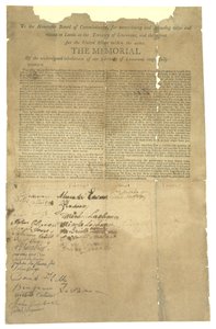 Emlékmű a Tiszteletbeli Biztos Testületnek a földigények igazításáért Louisiana területén, 1803-1815 alkotó: Unbekannt