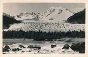 Mendenhall gleccser Juneau közelében, Alaszkában, 1940. alkotó: Unbekannt