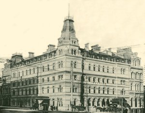 Menzies Hotel, Melbourne, 1901. alkotó: Unbekannt