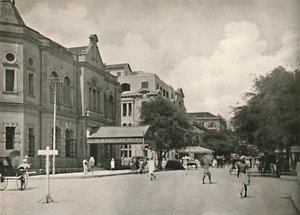 Merchant Street, Rangoon, 1900. alkotó: Unbekannt