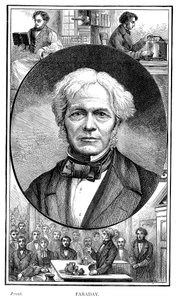 Michael Faraday brit fizikus és kémikus, 1881 alkotó: Unbekannt