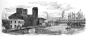 Milwaukee folyó, 1883 alkotó: Unbekannt