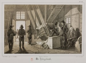 Bányászat, fémércek bányafeje, Németország, 1851 körül alkotó: Unbekannt