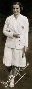 Miss Dorothy Round, wimbledoni női bajnok, 1934 alkotó: Unbekannt