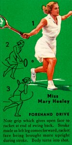 Miss Mary Heeley – Forehand Drive, 1935. alkotó: Unbekannt