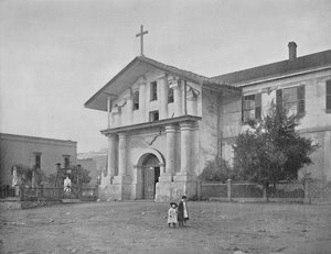 Mission Dolores, San Francisco, California, 1897. alkotó: Unbekannt