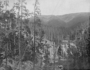 Missouri folyó, Great Falls alatt, Montana, 1897. alkotó: Unbekannt