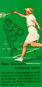 Mme. Outratova – Hátsó hajtás, c1935. alkotó: Unbekannt