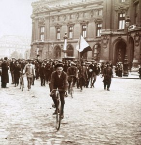 Katonák mozgósítása Elzász-Lotaringiából, c1914-c1918 alkotó: Unbekannt
