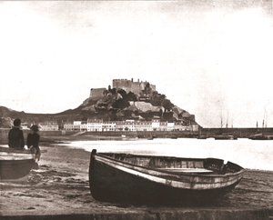 Mont Orgueil kastély, Jersey, 1894. alkotó: Unbekannt