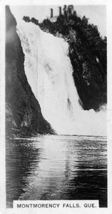 Montmorency Falls, Quebec, Kanada, 1920-as évek alkotó: Unbekannt