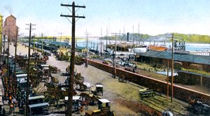 Montreal Harbour, Montreal, Kanada, 1900-as évek alkotó: Unbekannt