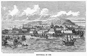 Montreal 1729-ben, 1877-ben alkotó: Unbekannt