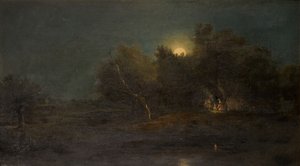 Holdfény-jelenet, 1800-1850. alkotó: Unbekannt