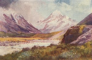 Mount Cook, Új-Zéland, 1924 alkotó: Unbekannt