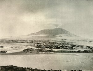 Az Erebus-hegy kitörésében 1908. június 14-én, 1909 alkotó: Unbekannt