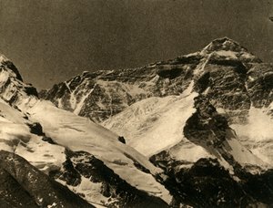Mount Everest az alaptáborból, c1918-c1939. alkotó: Unbekannt