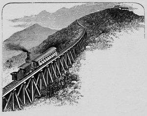 Mount Washington Railway, 1883 alkotó: Unbekannt