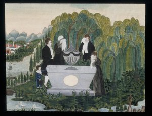 Gyászkép, kb. 1810. alkotó: Unbekannt