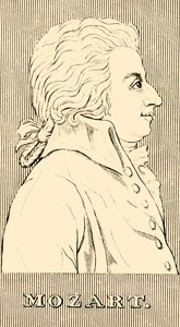Mozart, 1756-1791, 1830. alkotó: Unbekannt